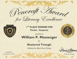 Pencraft 2018 Certificate